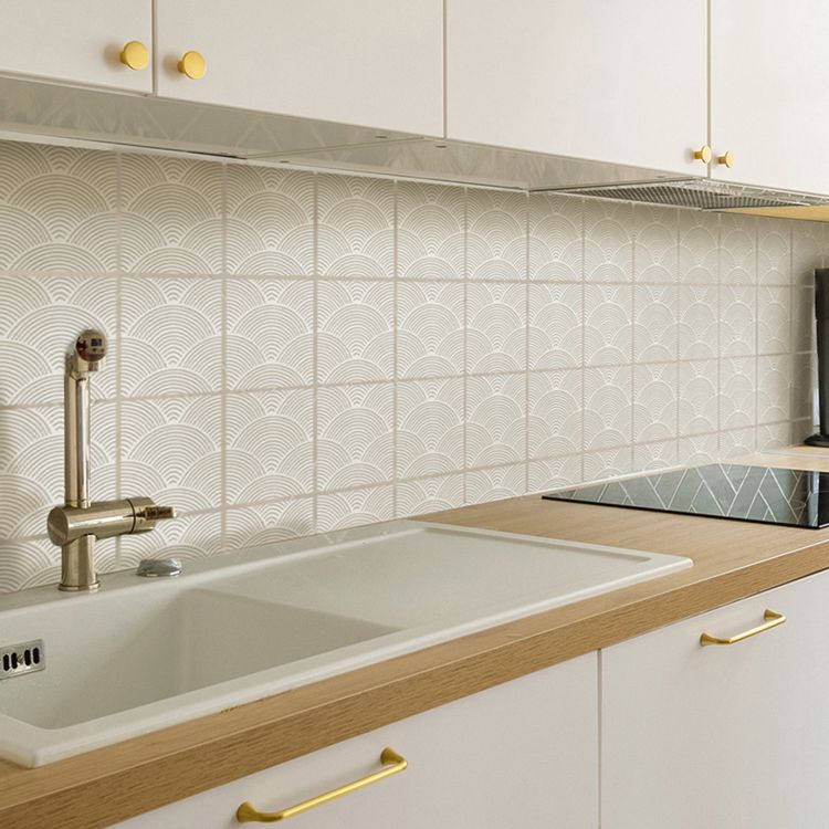 Sandsberg | Modern Mosaic Tile Peel and Stick Tile Pvc Kitchen Backsplash Peel and Stick Wall Tile