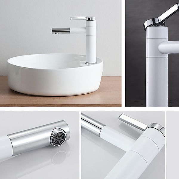 Sandsberg | Glam Style Wasserhahn Einzelhebelgriff Waschbecken Wasserhahn für das Badezimmer