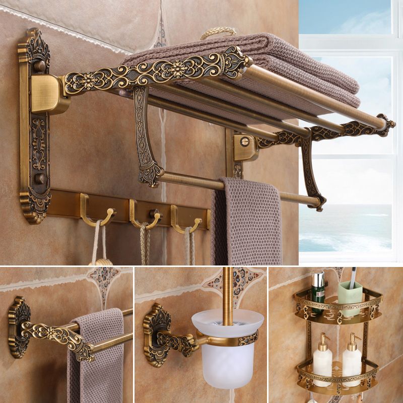 Sandsberg | Messing Zubehör Hardware Set Traditionelle Badezimmer Zubehör Hardware Set