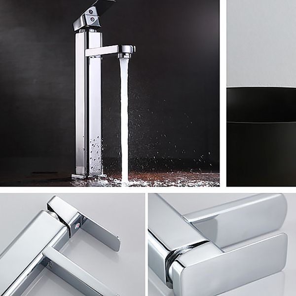 Sandsberg | Glam Style Wasserhahn Einzelhebelgriff Waschbecken Wasserhahn für das Badezimmer