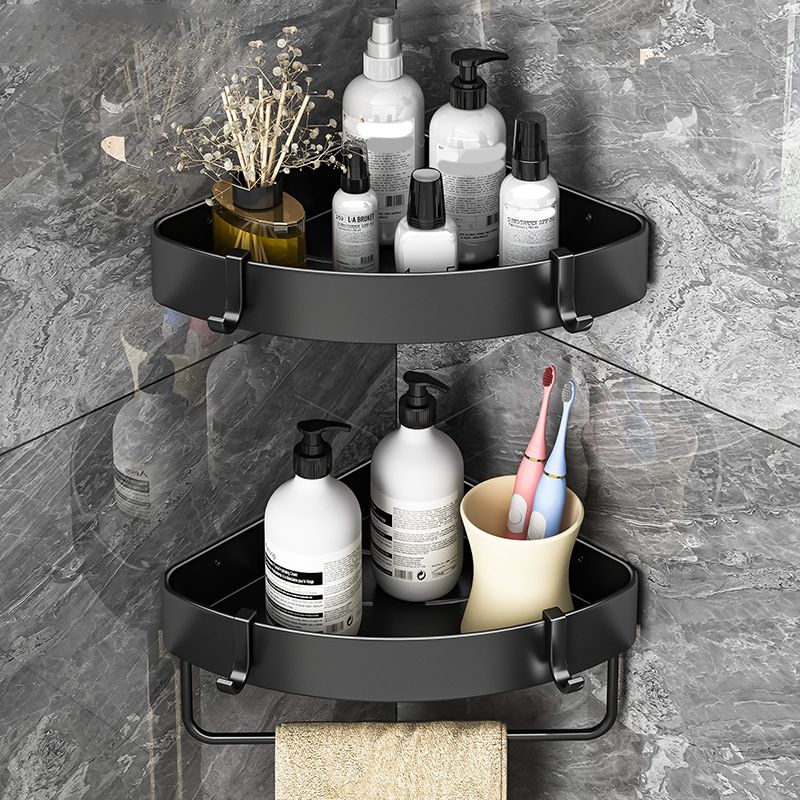 Sandsberg | Modernes Schwarz-Weiß-Metall-Badehardware-Set Bade-Regal Badezimmer-Hardware-Set