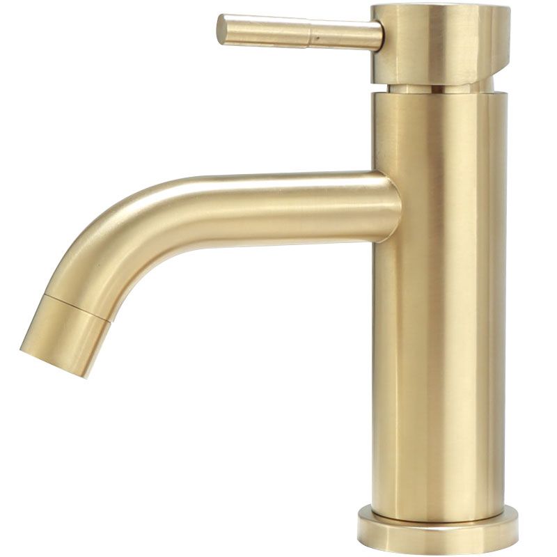Sandsberg | Deck Mounted Roman Tub Faucet Low Arc Tub Faucet Set in Gold
