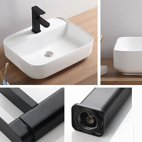 Sandsberg | Glam Style Wasserhahn Einzelhebelgriff Waschbecken Wasserhahn für das Badezimmer