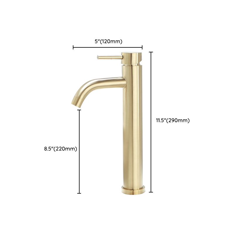 Sandsberg | Deck Mounted Roman Tub Faucet Low Arc Tub Faucet Set in Gold