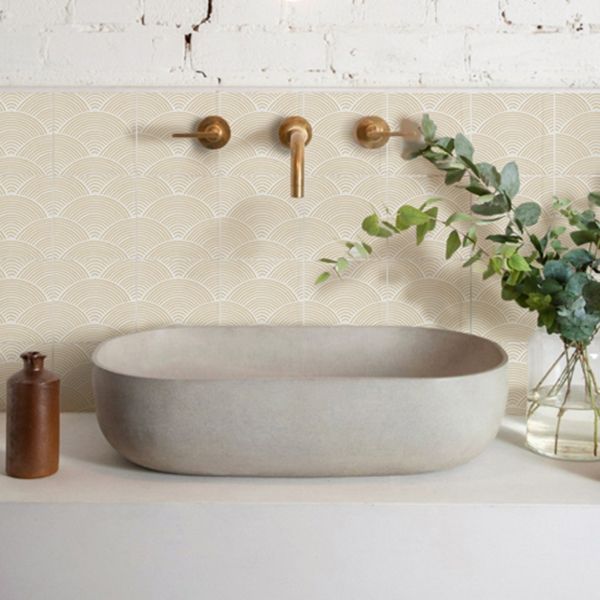 Sandsberg | Modern Mosaic Tile Peel and Stick Tile Pvc Kitchen Backsplash Peel and Stick Wall Tile