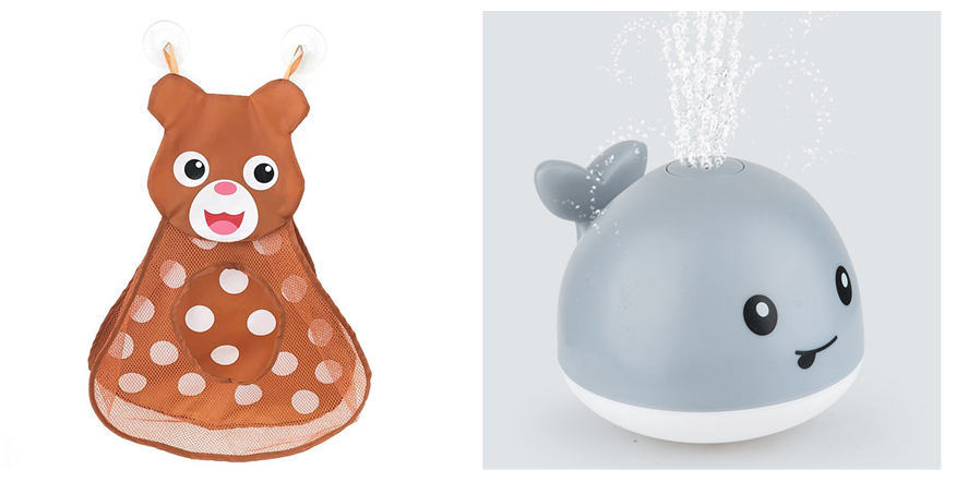 Neu Baby Bad Bad Elektrische Induktion Whale Spray Kleine Spielzeug