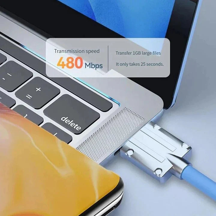 FlexCharge™ 180° drehendes Schnelllade-Kabel