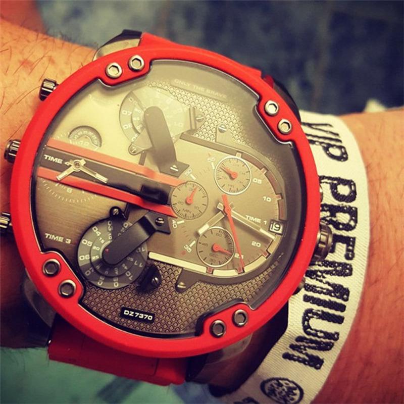 Edelstahl Chronograph Quarz Uhr