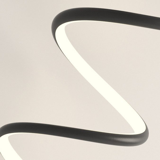 Moderne Minimalistische Spiral Aluminium Eisen LED Wandleuchte Für Schlafzimmer