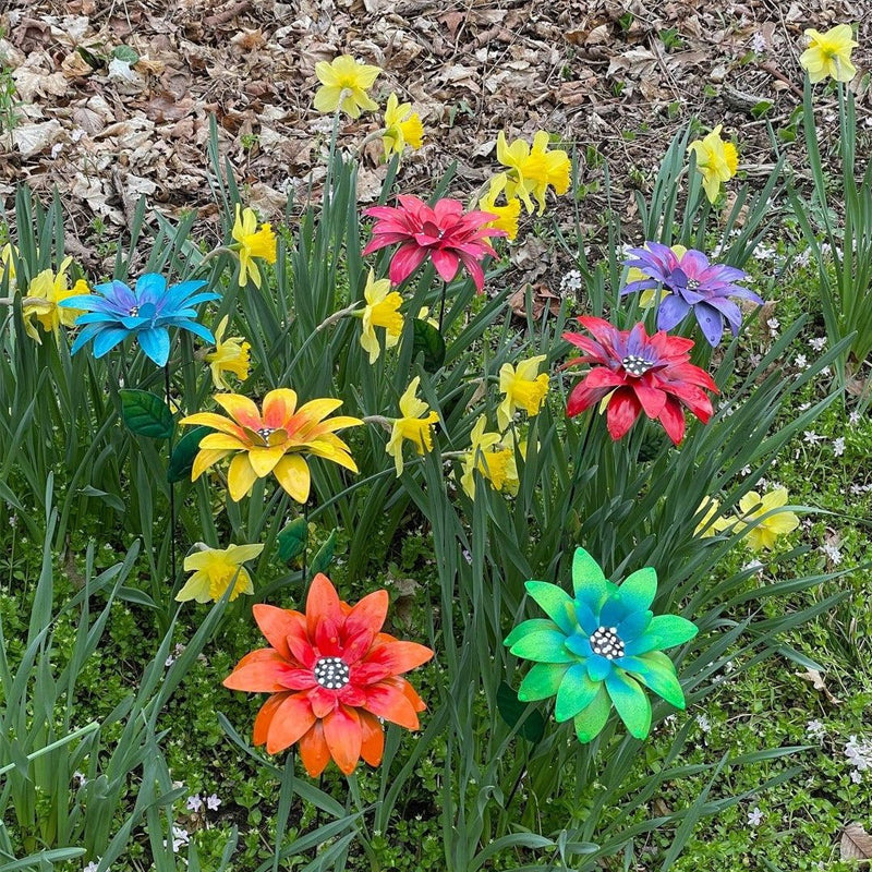 Garten schmiedeeiserne Blumen Dekoration