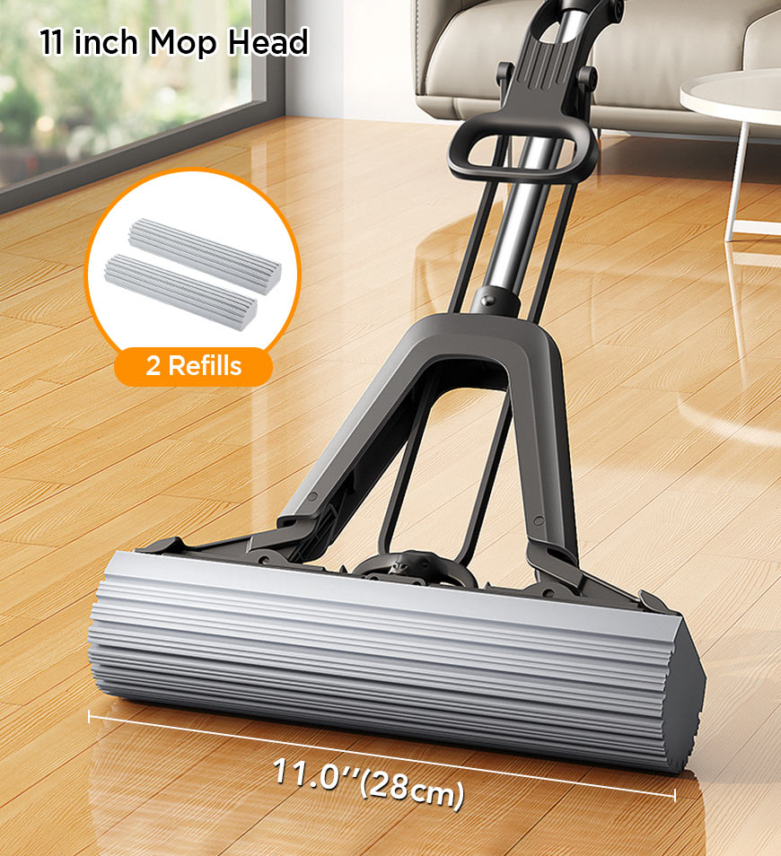 Ein-Klick-Presse-Freisprech-Waschschwamm-Mops Z169