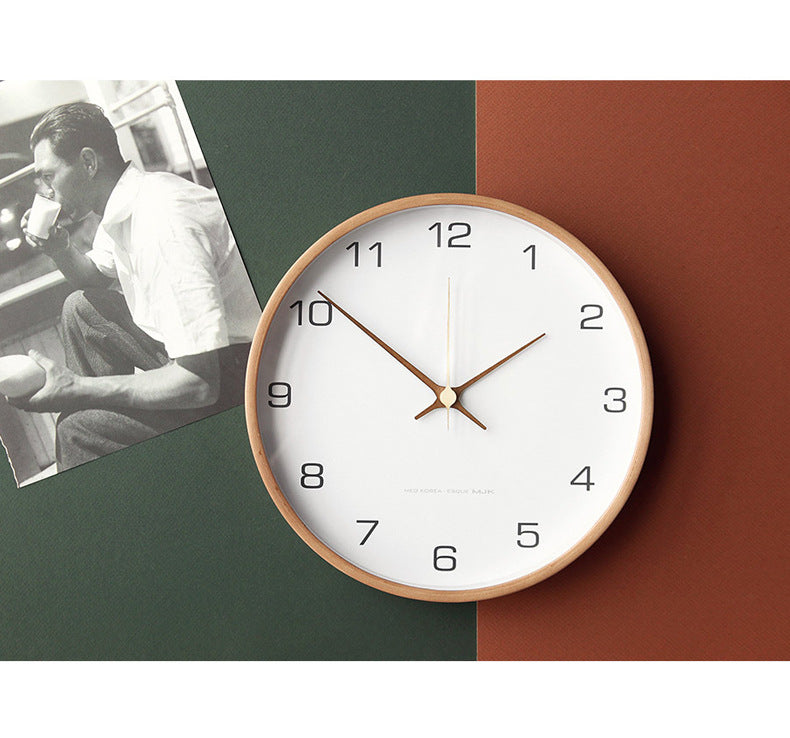 Sandsberg Wanddekoration Holz-Uhr für Zuhause