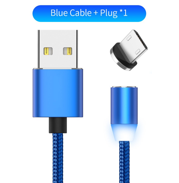 Kompatibel mit Apple, YBD 1m magnetisches LED-Ladekabel