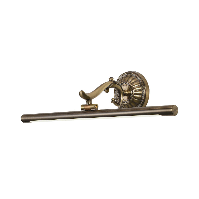 Lineare Metall-Wandleuchte Moderne Stil 16"/21,5" Breite LED Messing/Gold-Finish Wandleuchte über Spiegel
