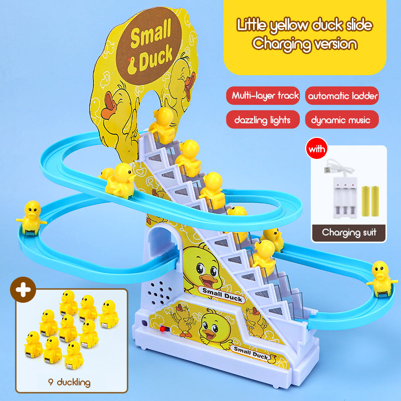 Sandsberg | Elektrische Entenrutschenbahn Mit Lichtern Und Musik