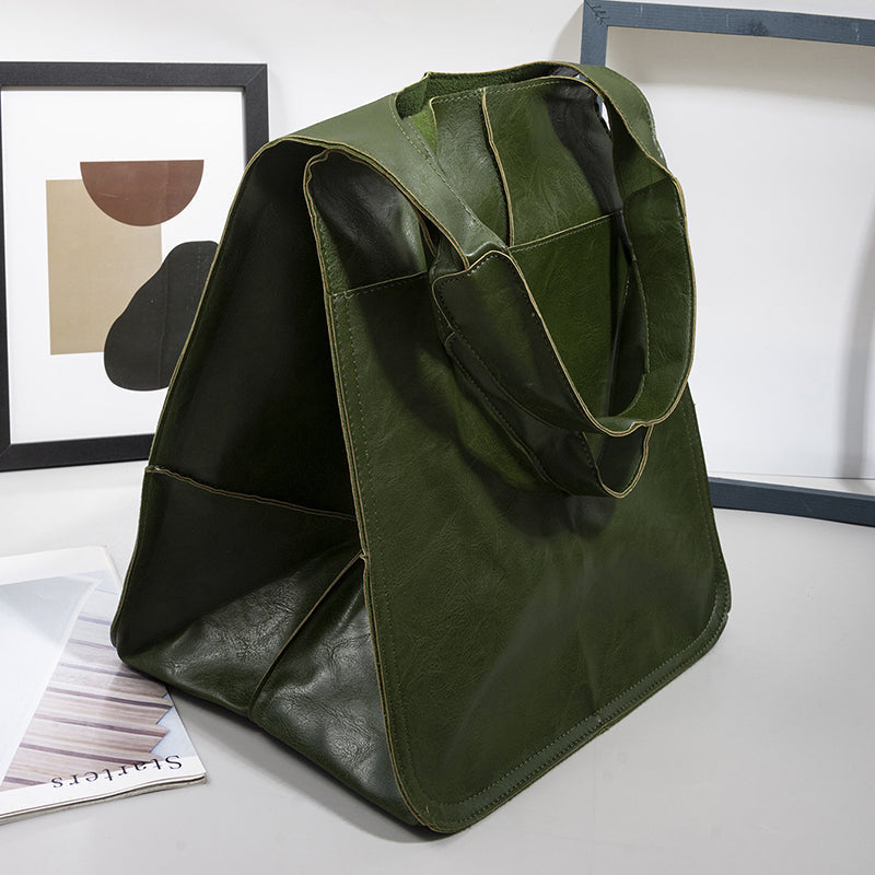 Übergroße Weekender-Handtaschen Aus Leder