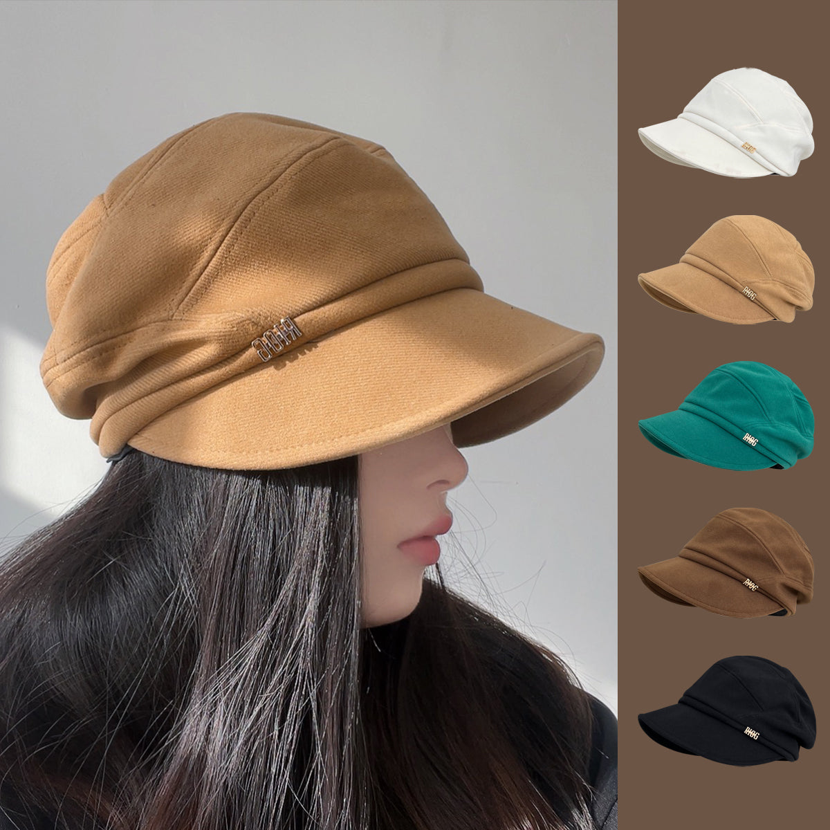 Neue Damen-Newsboy-Cabbie-Baskenmütze