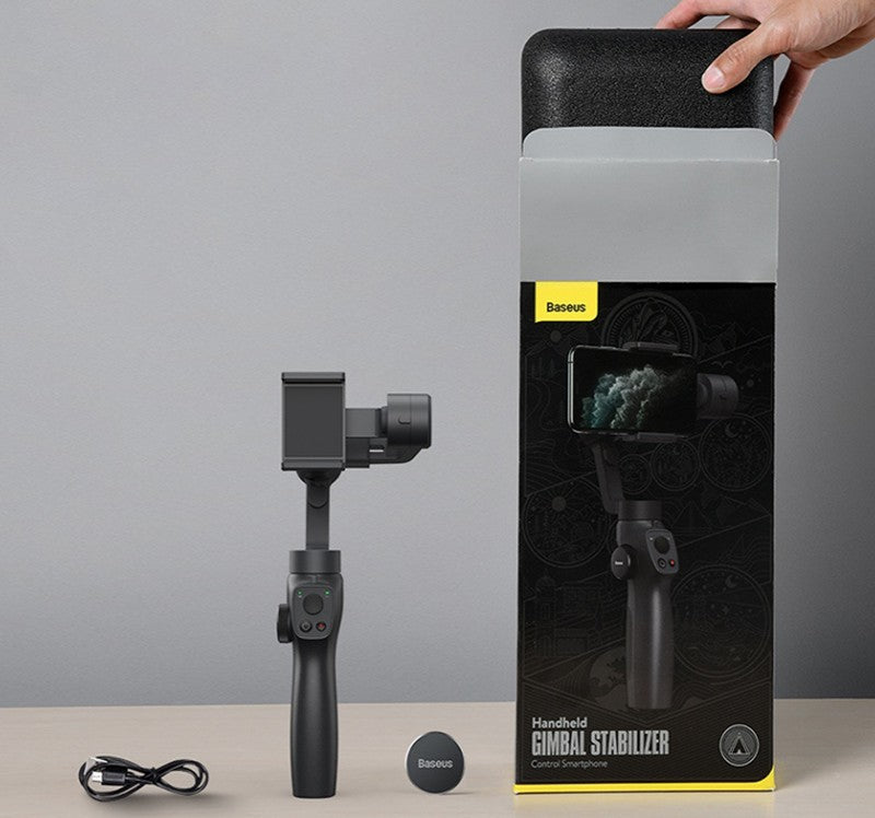Sandsberg | Handheld Bluetooth Selbstauslöser-Stick mit Drei-Achsen-Stabilisierung, automatischer Bewegungsverfolgung, Panorama- und Mehrwinkelaufnahme