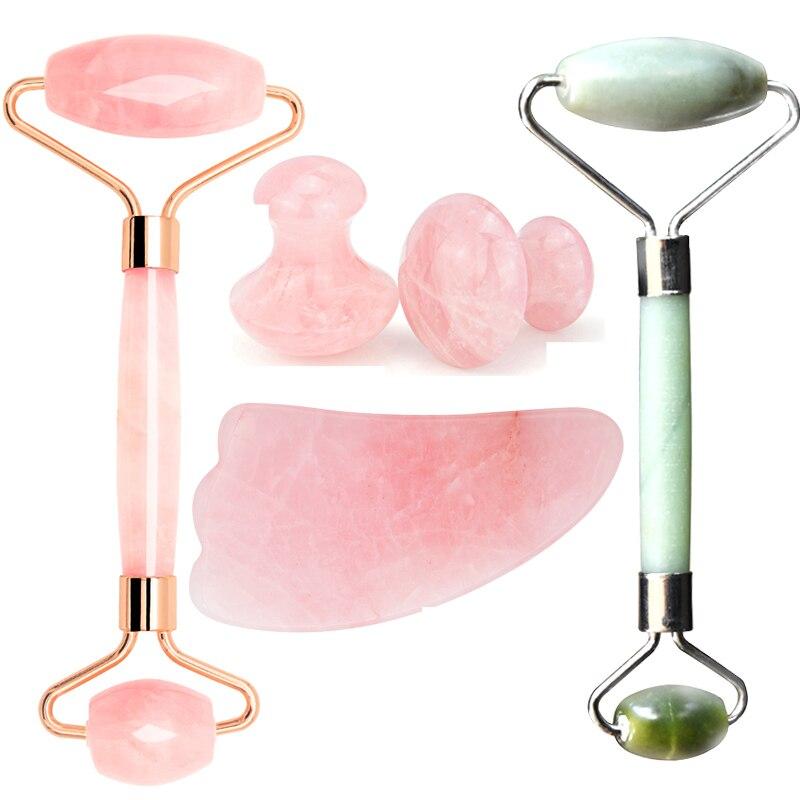 Sandsberg & Rose Quartz Gezichtsmassage Roller