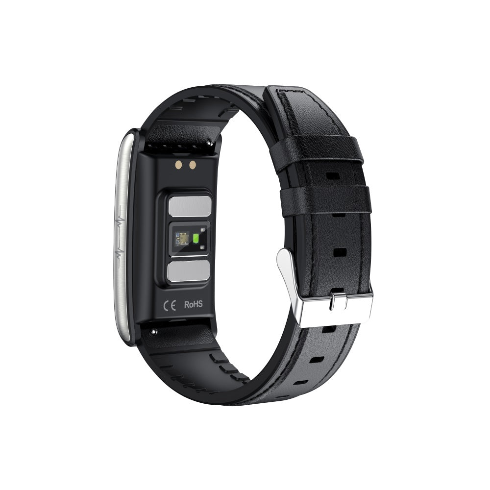 Sandsberg Smart Armband 3-Kanal-EKG Blutdruck Blutsauerstoff Blutzucker Schlaferkennung