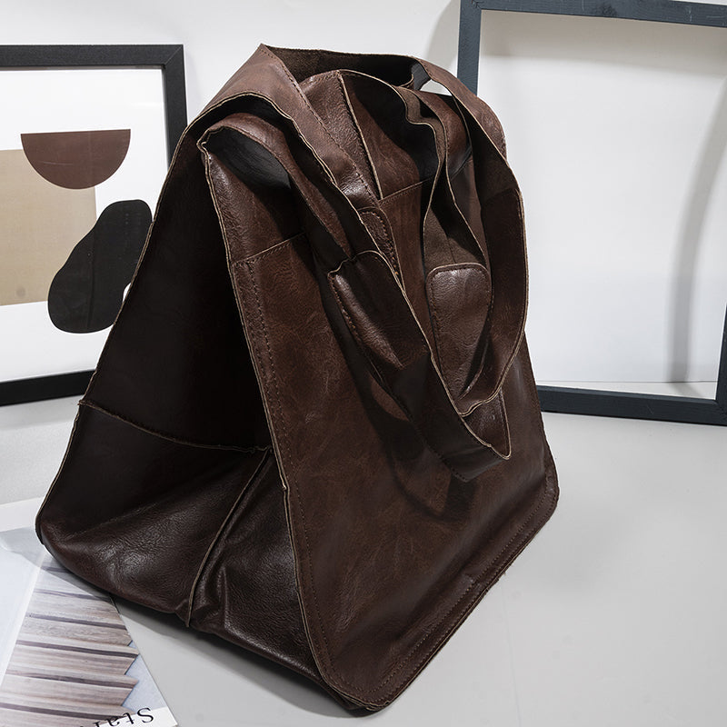 Übergroße Weekender-Handtaschen Aus Leder