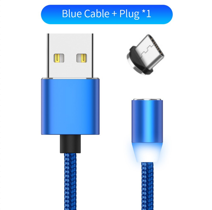Kompatibel mit Apple, YBD 1m magnetisches LED-Ladekabel