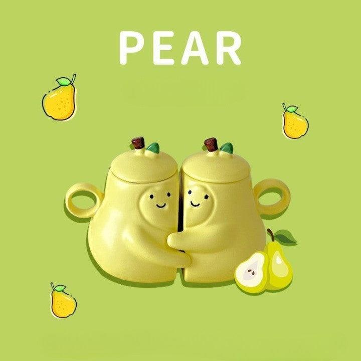 Cuddly Pear Keramisches Duo Becher