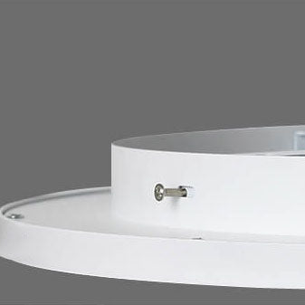 minimalistische Acryl-Aluminium runde Schirm LED Deckenleuchte für das Wohnzimmer
