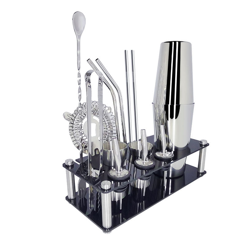 15 Stück Cocktail Shaker Edelstahl Wein Shaker Mixer Bar