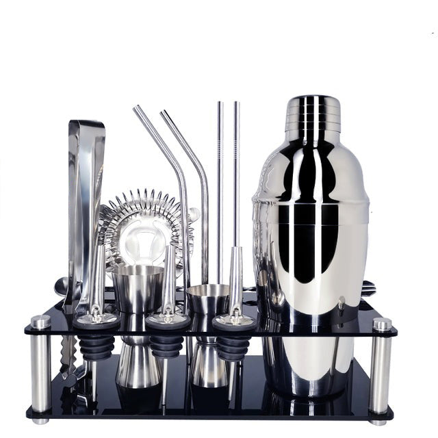 15 Stück Cocktail Shaker Edelstahl Wein Shaker Mixer Bar