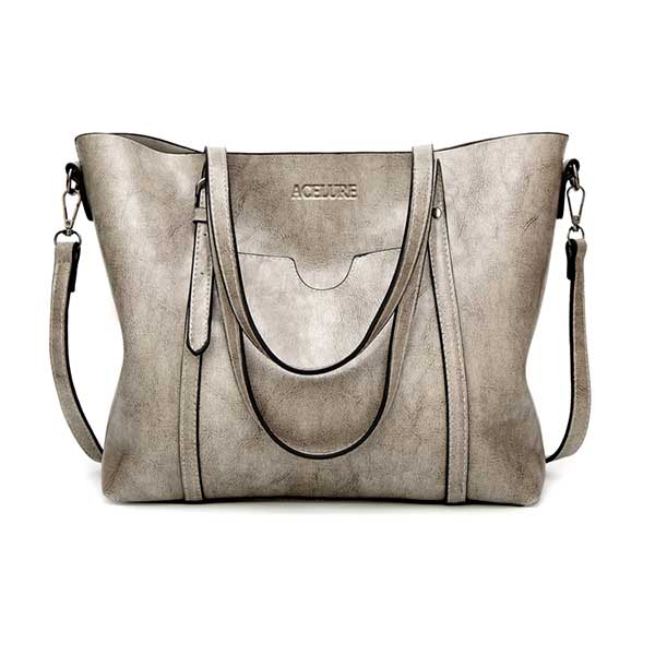 Damen Leder Luxus Schultertasche