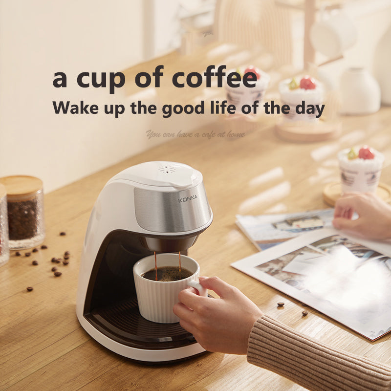 Vollautomatische Kaffeemaschine Home Office Mini Amerikanisch Klein Tragbare Kaffeemaschine