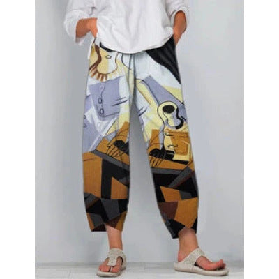 Modische Leinenhosen für Frauen