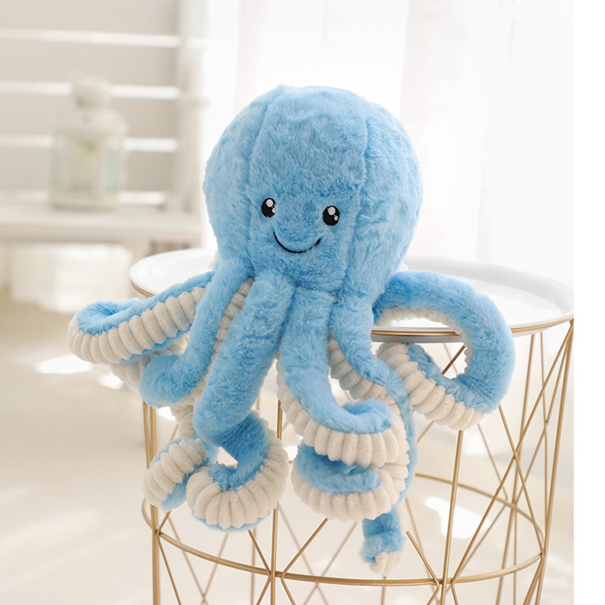 Lieblicher Simulations-Oktopus-Anhänger Plüschspielzeug Weiches Tier Wohnaccessoires Süße Puppen Kinder Geschenke