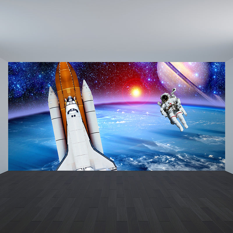 Großes Space Shuttle Wandbild Tapete Dekorative fiktive Wohnzimmertapete