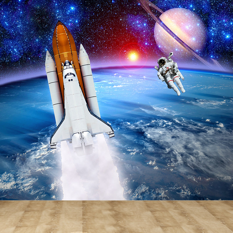 Großes Space Shuttle Wandbild Tapete Dekorative fiktive Wohnzimmertapete