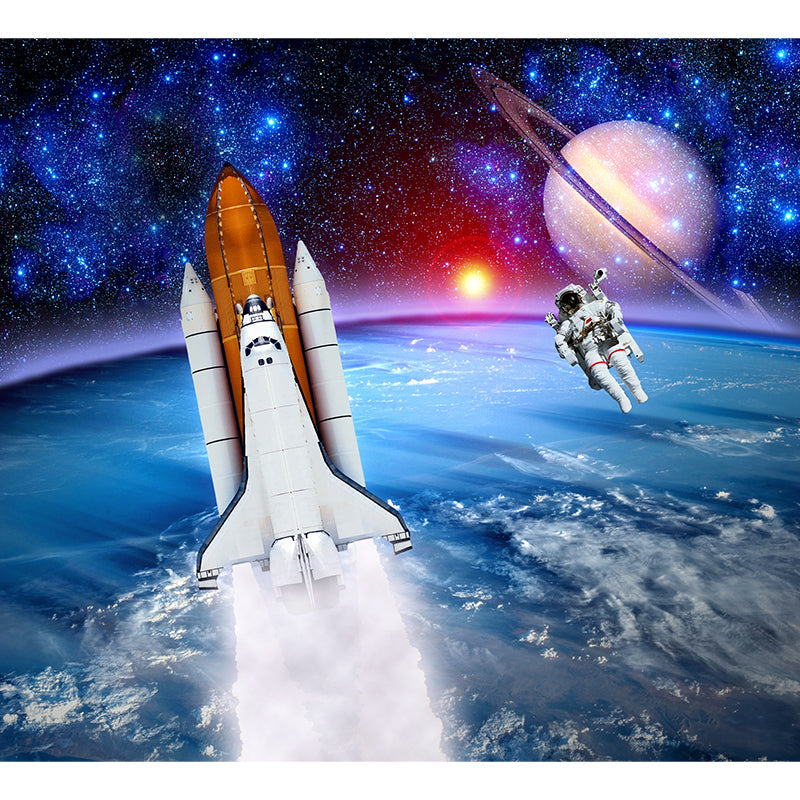 Großes Space Shuttle Wandbild Tapete Dekorative fiktive Wohnzimmertapete