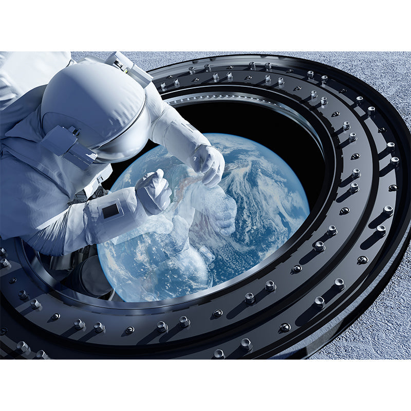 Ganzes Astronauten Wandmural Tapete für Wanddekoration Fiktives Jungen Schlafzimmer Wandverkleidung