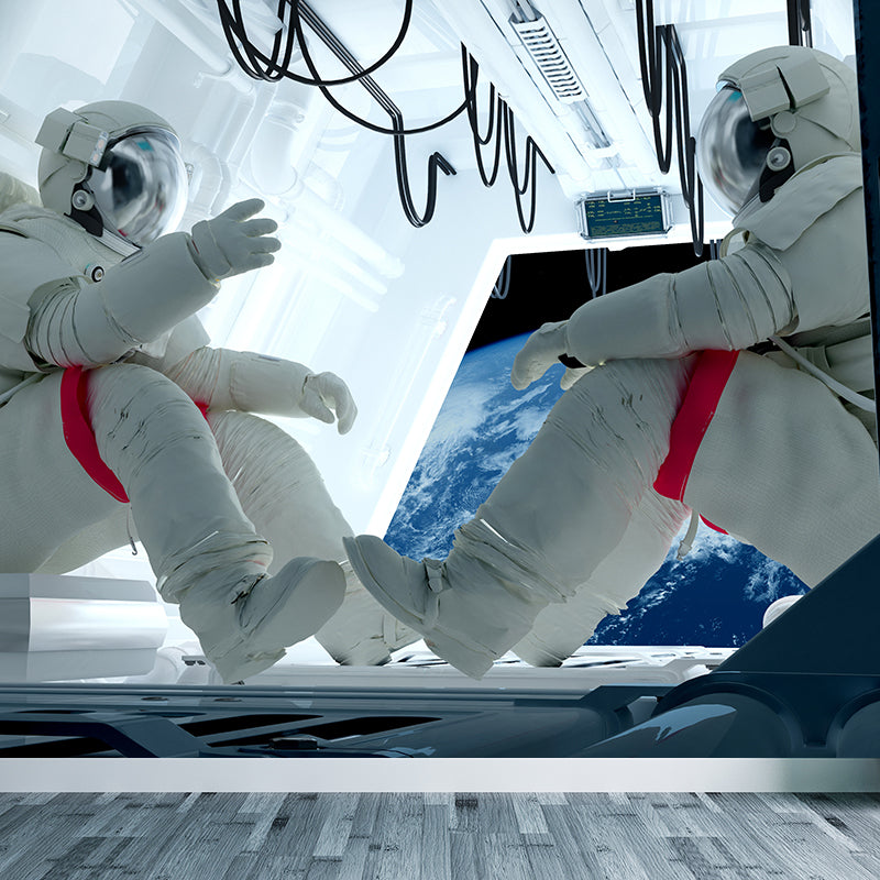 Ganzes Astronauten Wandmural Tapete für Wanddekoration Fiktives Jungen Schlafzimmer Wandverkleidung