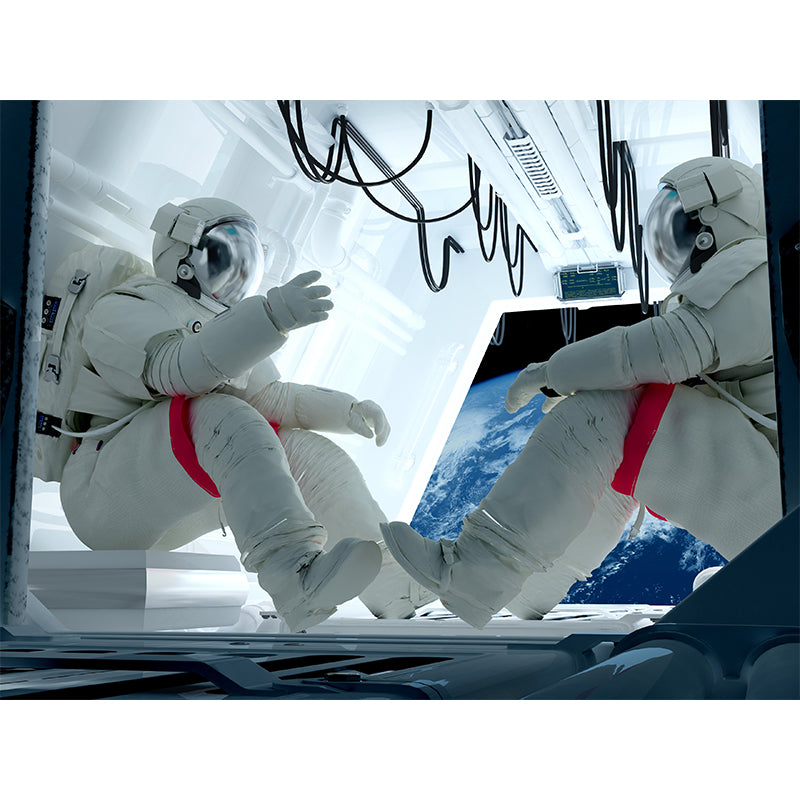 Ganzes Astronauten Wandmural Tapete für Wanddekoration Fiktives Jungen Schlafzimmer Wandverkleidung