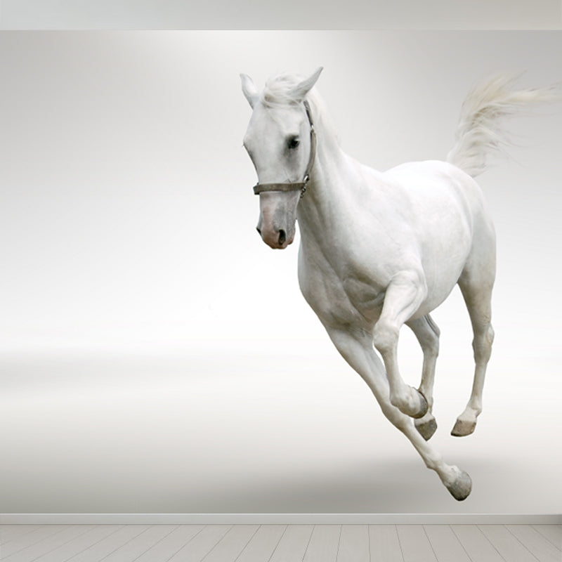 Sandsberg | Moderne Paard Muurbehang Pastel Kleur Eetkamer Wanddecoratie, Op maat gedrukt
