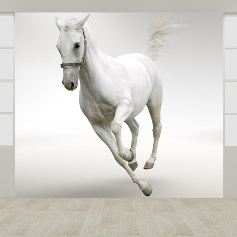 Sandsberg | Moderne Paard Muurbehang Pastel Kleur Eetkamer Wanddecoratie, Op maat gedrukt