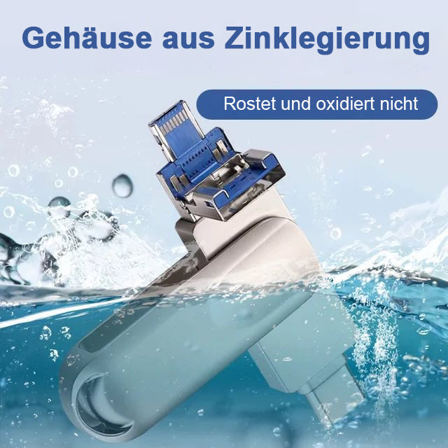 Sandsberg 4-in-1-Mobiltelefon-Erweiterungs-Flash-Laufwerk mit großer Kapazität