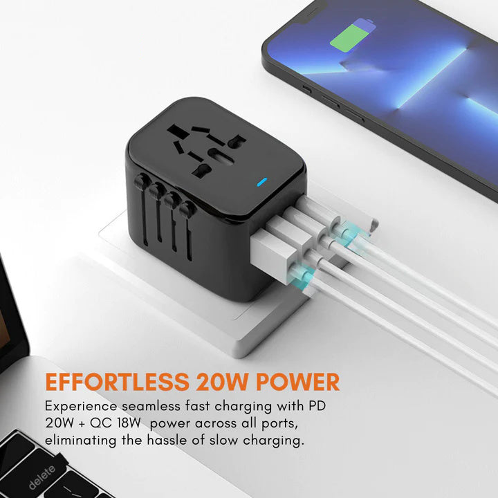 Universeller 100V-220V Smart Reiseadapter Spannungswandler