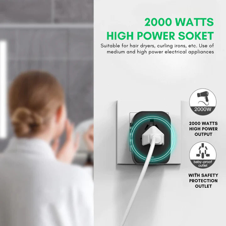 Universeller 100V-220V Smart Reiseadapter Spannungswandler
