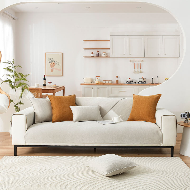 Fischgräten-Chenille Stoff Möbelschutz, Sofa Abdeckung
