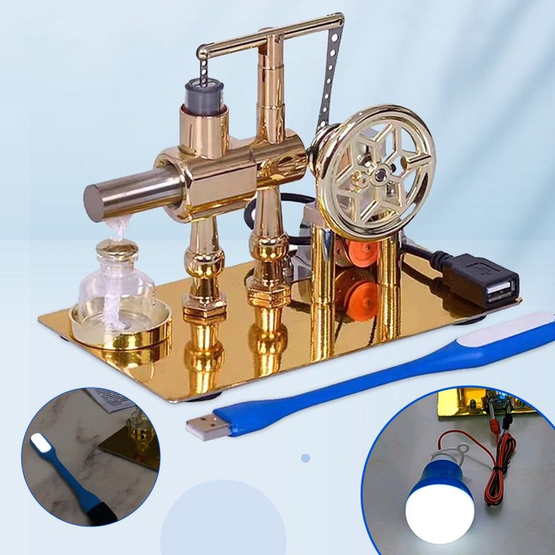 Modellbausatz für Luft-Stirlingmotor-Stromgenerator