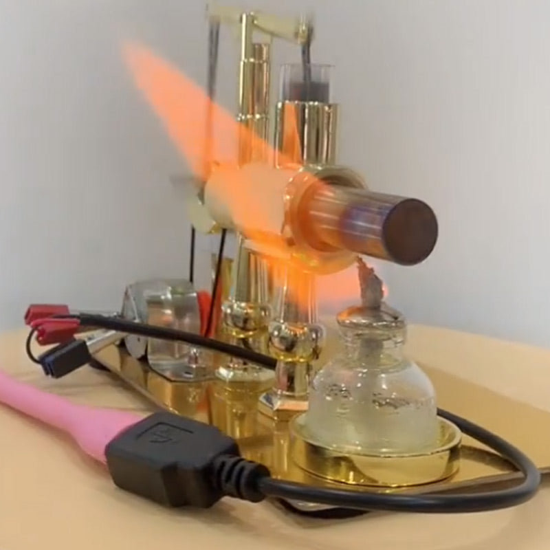 Modellbausatz für Luft-Stirlingmotor-Stromgenerator