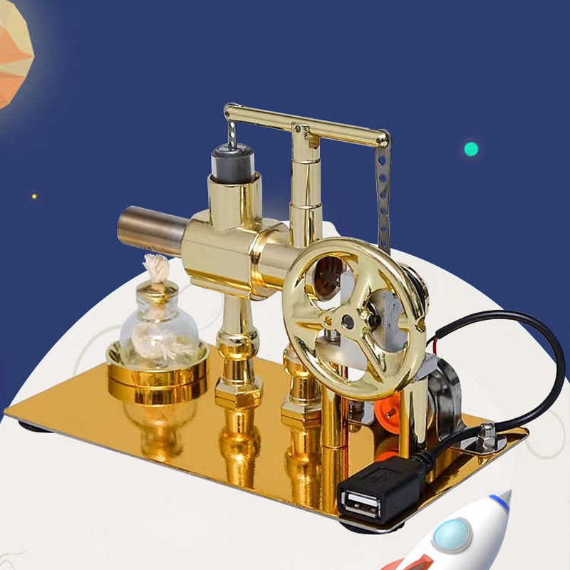 Modellbausatz für Luft-Stirlingmotor-Stromgenerator