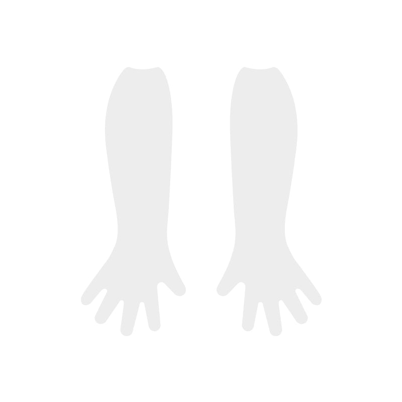 Langärmelige Handschuhe